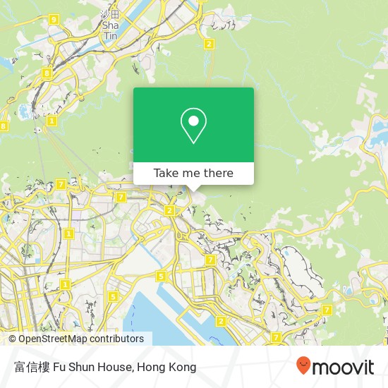 富信樓 Fu Shun House map