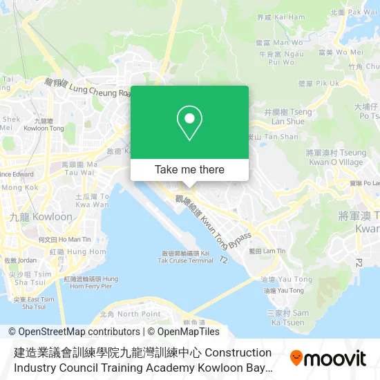 建造業議會訓練學院九龍灣訓練中心 Construction Industry Council Training Academy Kowloon Bay Training Centre地圖