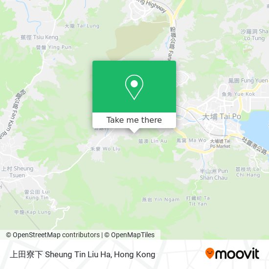 上田寮下 Sheung Tin Liu Ha map