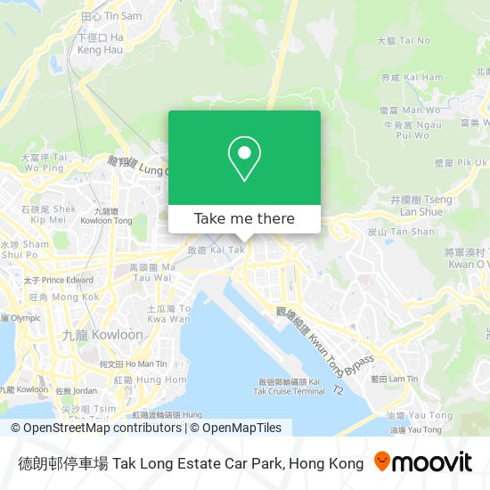 德朗邨停車場 Tak Long Estate Car Park map