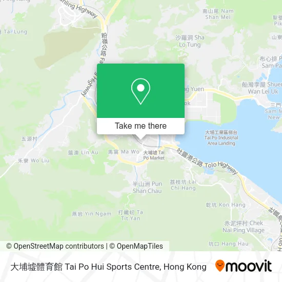 大埔墟體育館 Tai Po Hui Sports Centre地圖