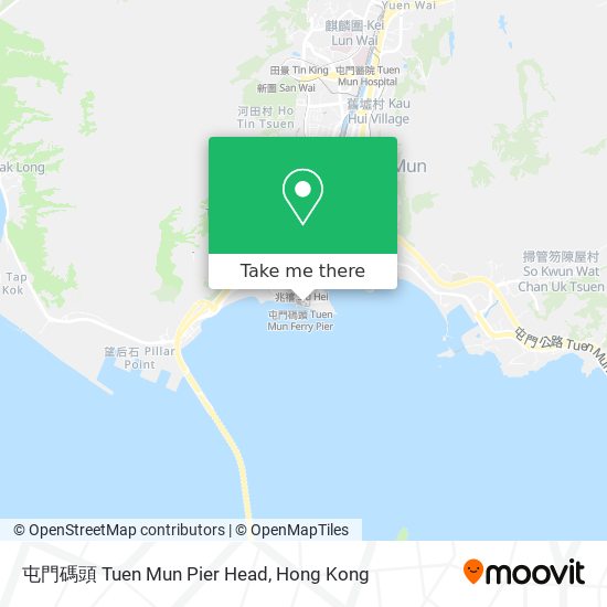 屯門碼頭 Tuen Mun Pier Head map