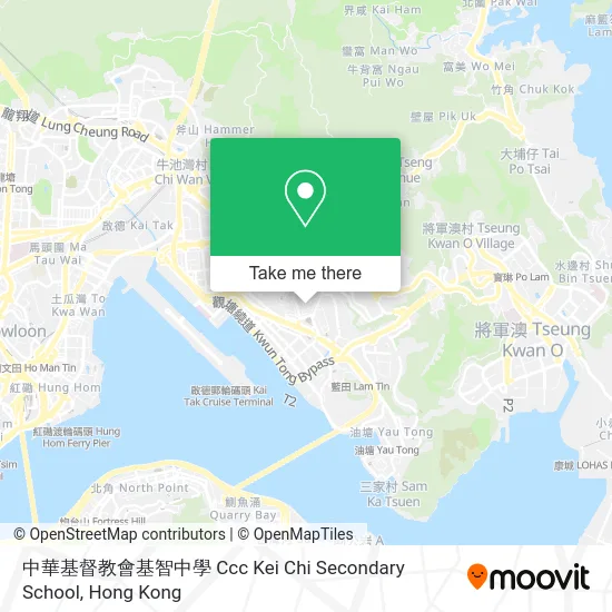 中華基督教會基智中學 Ccc Kei Chi Secondary School map