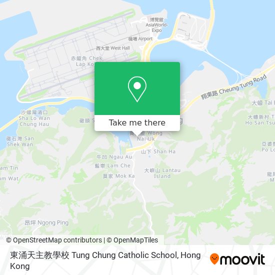 東涌天主教學校 Tung Chung Catholic School map