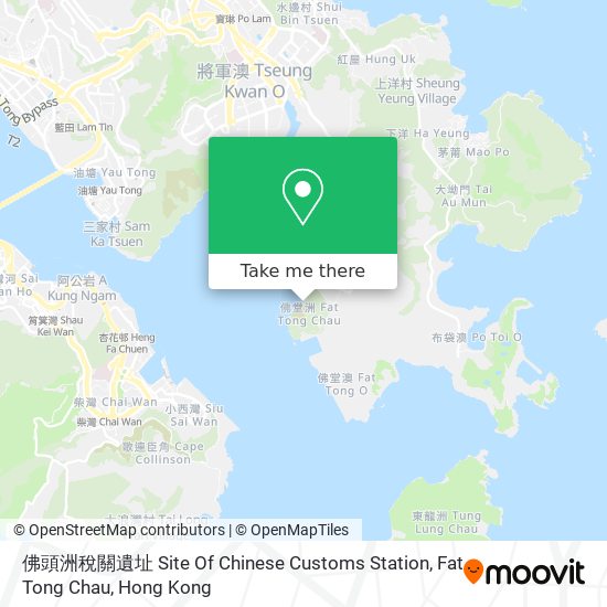 佛頭洲稅關遺址 Site Of Chinese Customs Station, Fat Tong Chau map