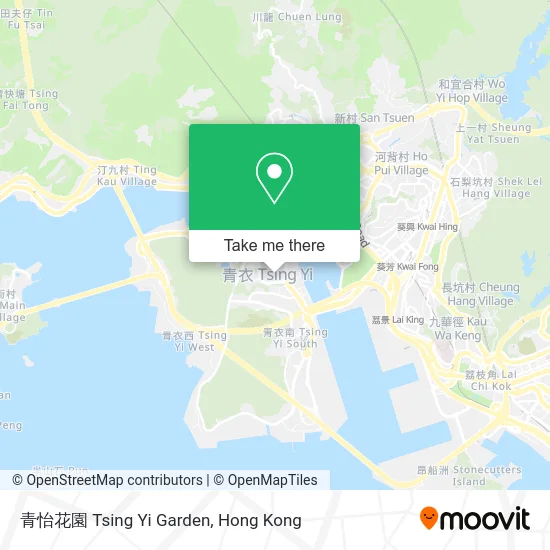 青怡花園 Tsing Yi Garden map