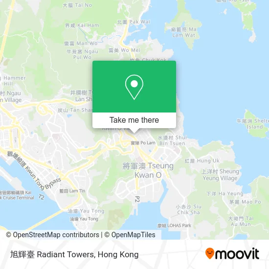 旭輝臺 Radiant Towers map