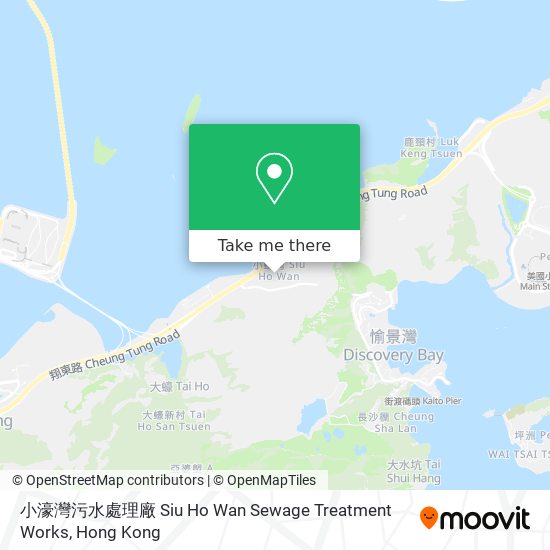 小濠灣污水處理廠 Siu Ho Wan Sewage Treatment Works map