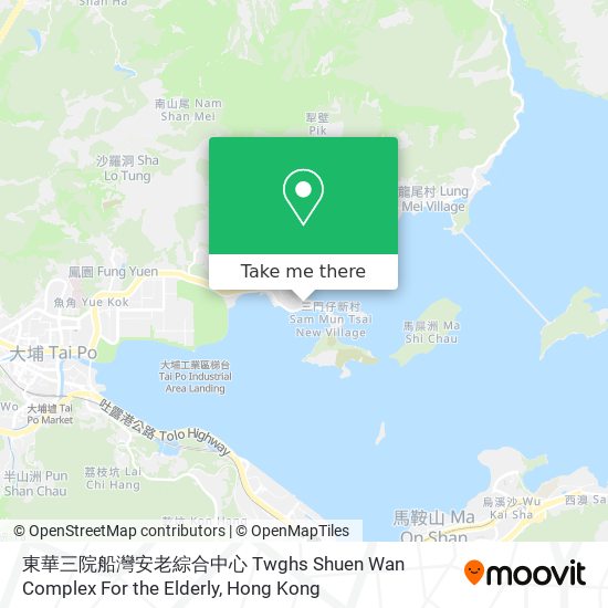 東華三院船灣安老綜合中心 Twghs Shuen Wan Complex For the Elderly map