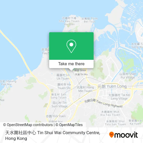 天水圍社區中心 Tin Shui Wai Community Centre地圖