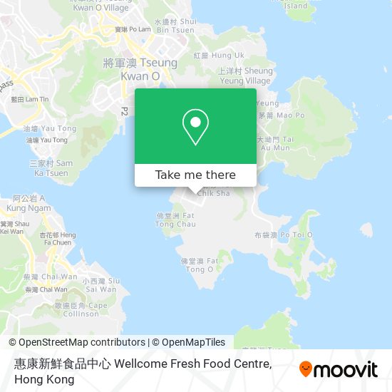 惠康新鮮食品中心 Wellcome Fresh Food Centre地圖