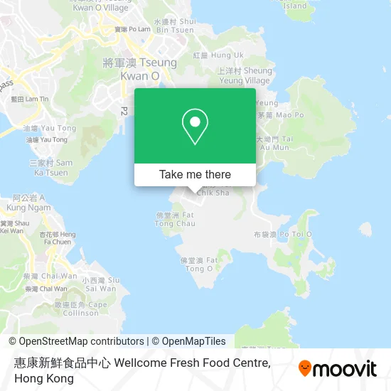 惠康新鮮食品中心 Wellcome Fresh Food Centre map