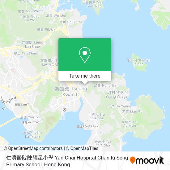仁濟醫院陳耀星小學 Yan Chai Hospital Chan Iu Seng Primary School map