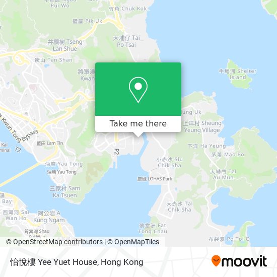 怡悅樓 Yee Yuet House map