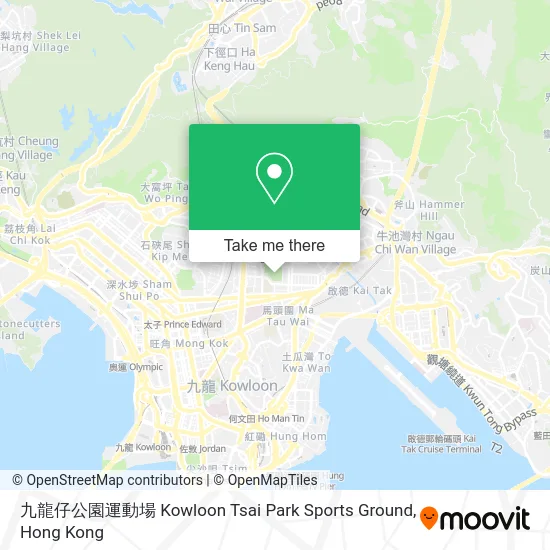 九龍仔公園運動場 Kowloon Tsai Park Sports Ground map