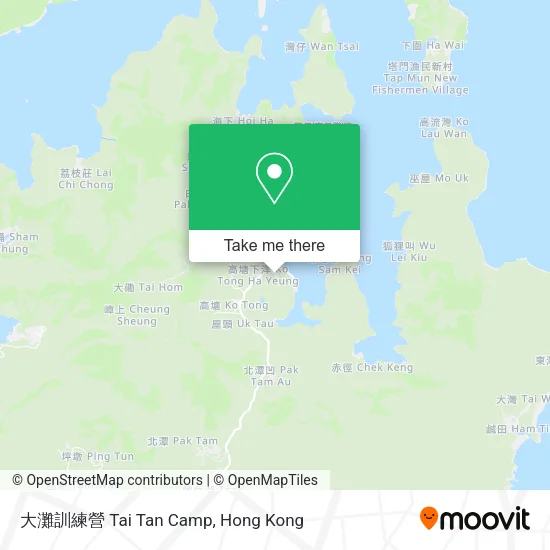 大灘訓練營 Tai Tan Camp地圖