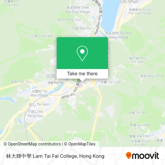 林大輝中學 Lam Tai Fai College map