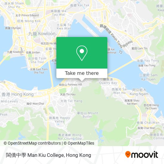 閩僑中學 Man Kiu College map