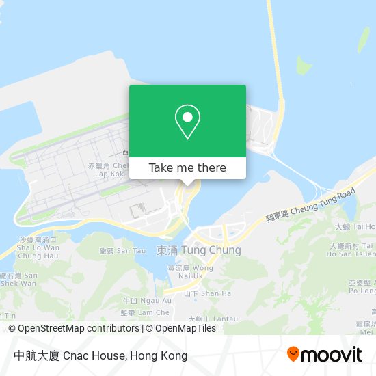 中航大廈 Cnac House map