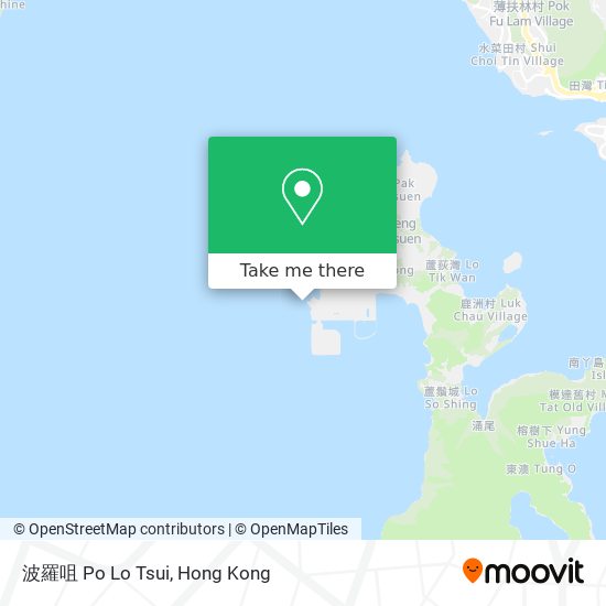 波羅咀 Po Lo Tsui map