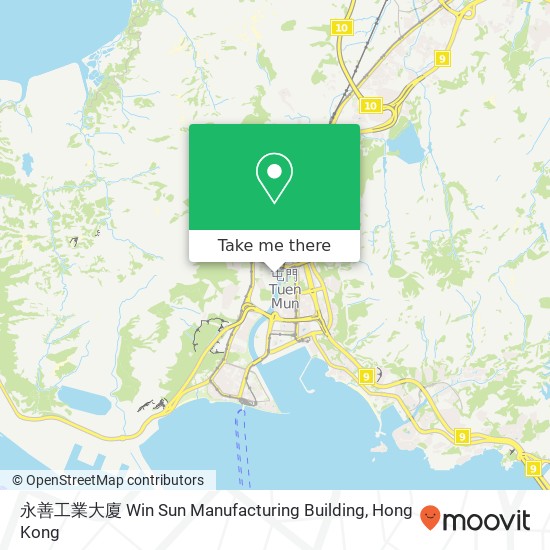 永善工業大廈 Win Sun Manufacturing Building map