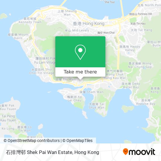 石排灣邨 Shek Pai Wan Estate map