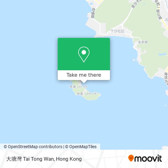 大塘灣 Tai Tong Wan map