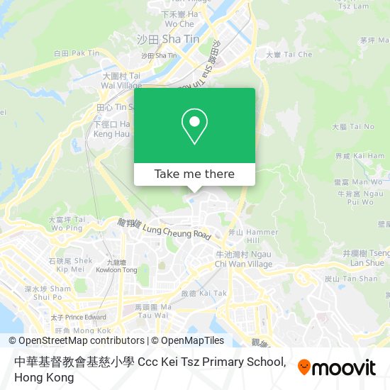 中華基督教會基慈小學 Ccc Kei Tsz Primary School map