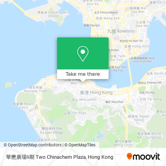 華懋廣場Ii期 Two Chinachem Plaza map