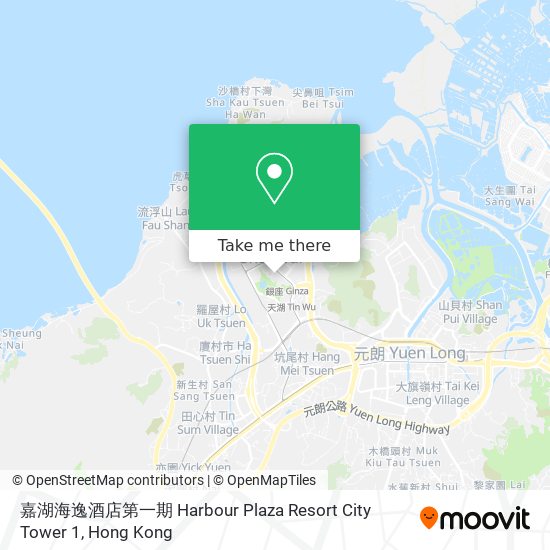 嘉湖海逸酒店第一期 Harbour Plaza Resort City Tower 1 map