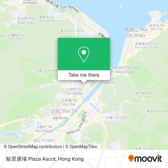 駿景廣場 Plaza Ascot map