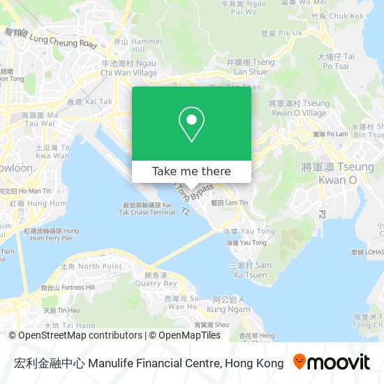 宏利金融中心 Manulife Financial Centre map