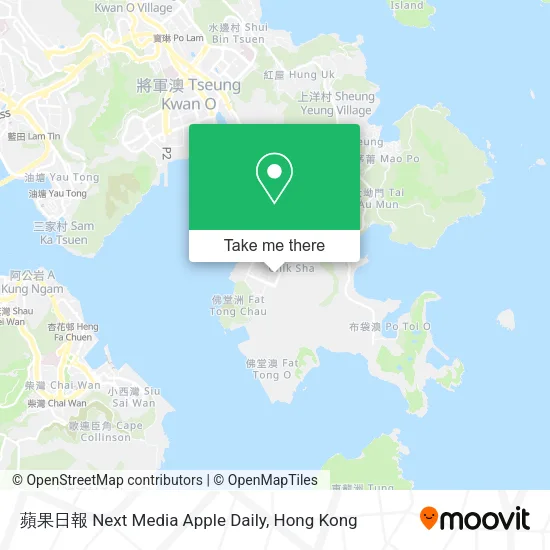 蘋果日報 Next Media Apple Daily地圖
