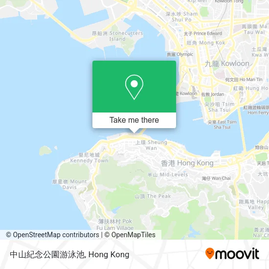 中山紀念公園游泳池地圖