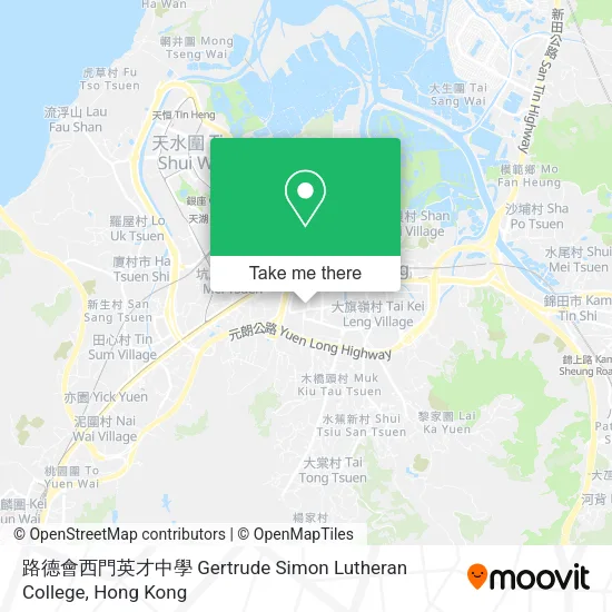 路德會西門英才中學 Gertrude Simon Lutheran College地圖