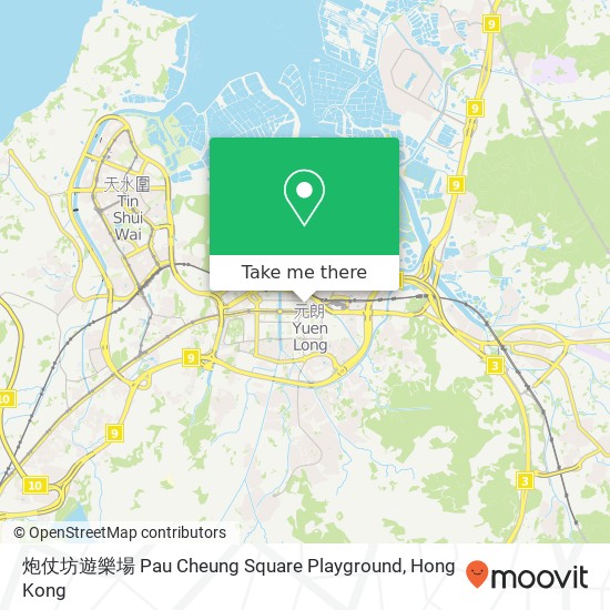 炮仗坊遊樂場 Pau Cheung Square Playground map