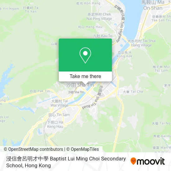 浸信會呂明才中學 Baptist Lui Ming Choi Secondary School地圖