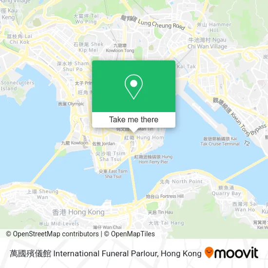 萬國殯儀館 International Funeral Parlour地圖