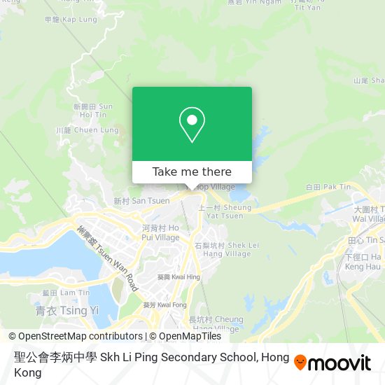 聖公會李炳中學 Skh Li Ping Secondary School map