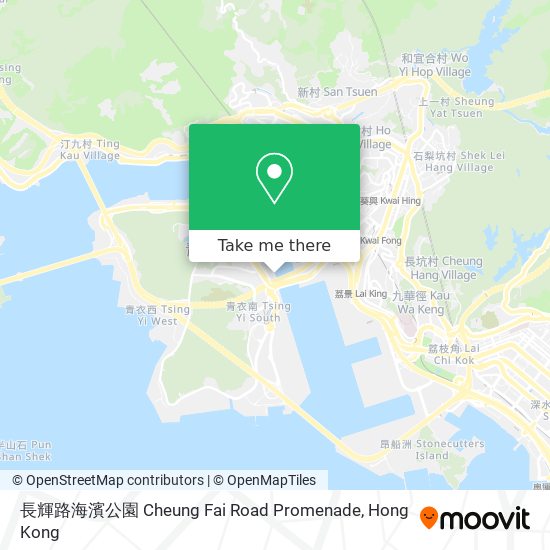 長輝路海濱公園 Cheung Fai Road Promenade map