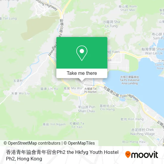 香港青年協會青年宿舍Ph2 the Hkfyg Youth Hostel Ph2地圖