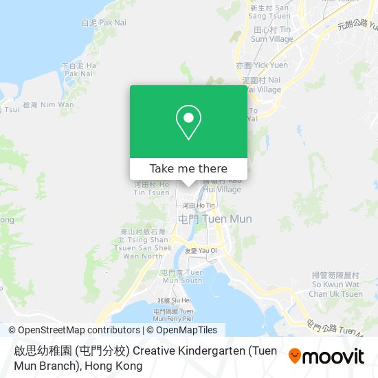 啟思幼稚園 (屯門分校) Creative Kindergarten (Tuen Mun Branch) map