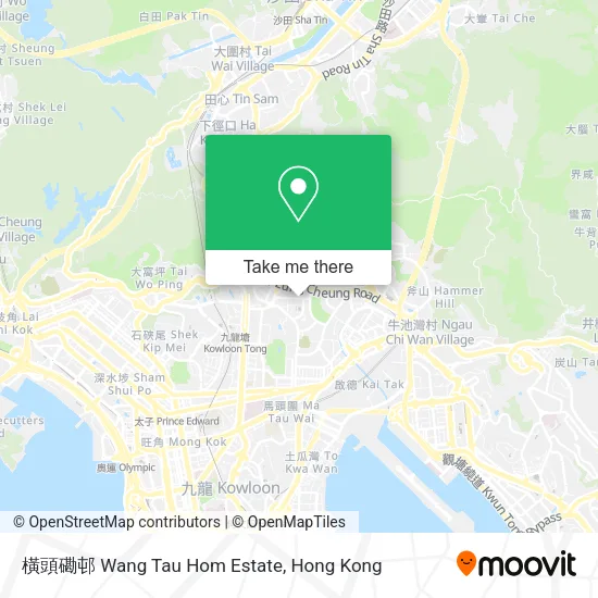橫頭磡邨 Wang Tau Hom Estate map