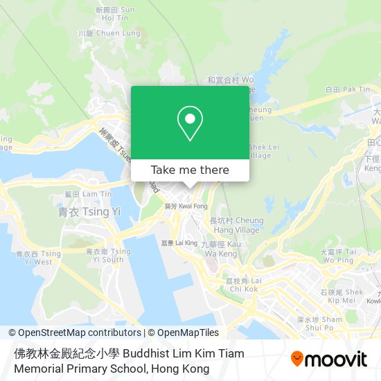 佛教林金殿紀念小學 Buddhist Lim Kim Tiam Memorial Primary School map