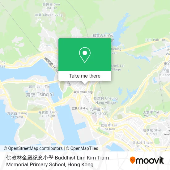 佛教林金殿紀念小學 Buddhist Lim Kim Tiam Memorial Primary School map