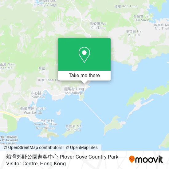 船灣郊野公園遊客中心 Plover Cove Country Park Visitor Centre地圖