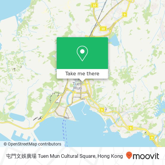 屯門文娛廣場 Tuen Mun Cultural Square map