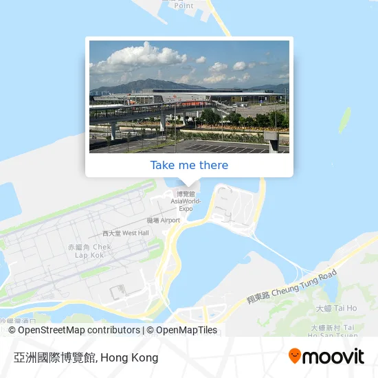亞洲國際博覽館地圖