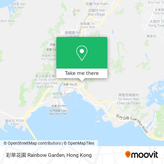 彩華花園 Rainbow Garden map