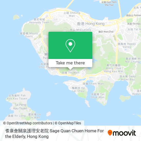 耆康會關泉護理安老院 Sage Quan Chuen Home For the Elderly map